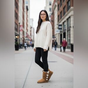 Kookaburra by Ugg boot Victoria tall chestnut footwear New Sz 10